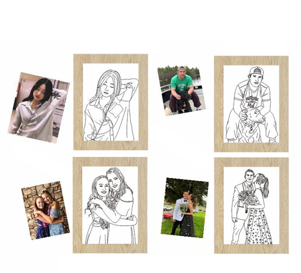 LumiFrame? ¨C Custom LED Wood Photo Frame with Engraving