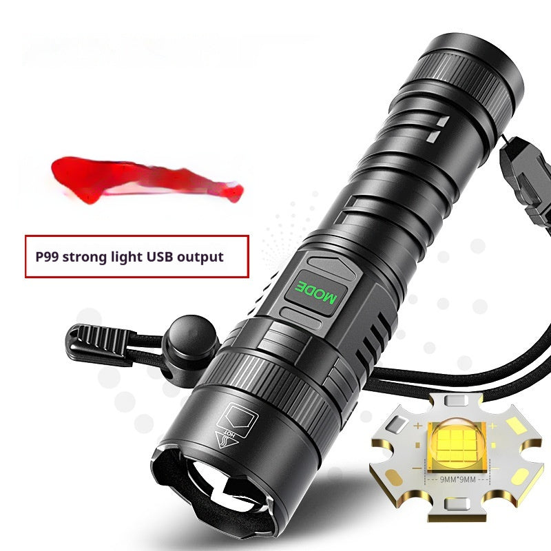 Rechargeable Zoom LED Camping Light with Digital Display