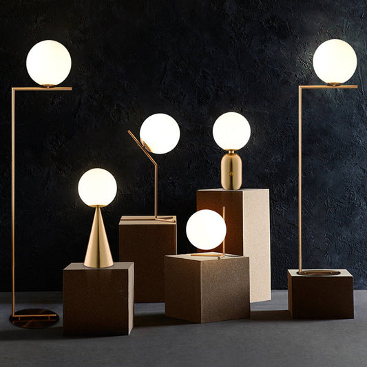 Scandinavian Contemporary Vertical Bedside Nightstand Light