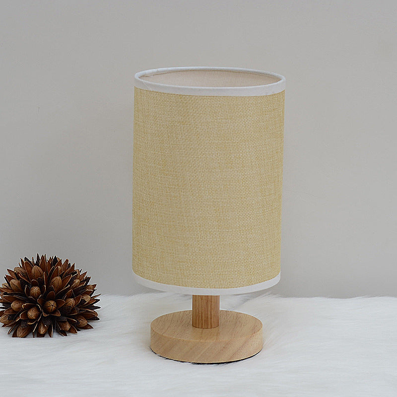 Creative Kids Wooden Study Lamp with Fabric Shade