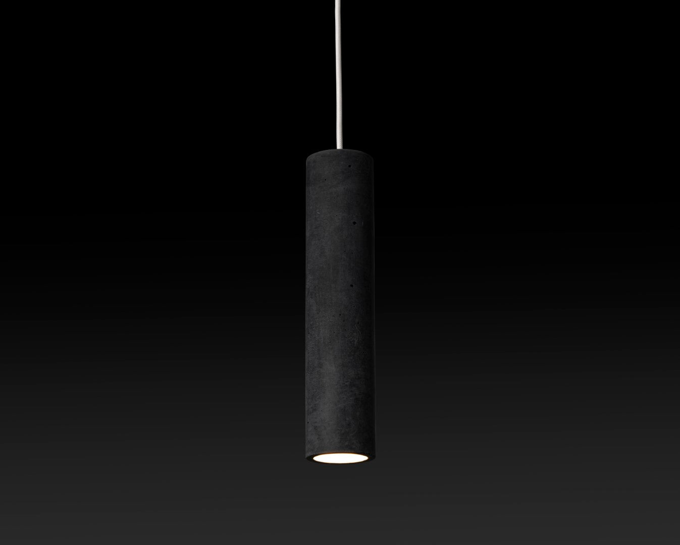 DARK GRAY Concrete Pendant Light W+W